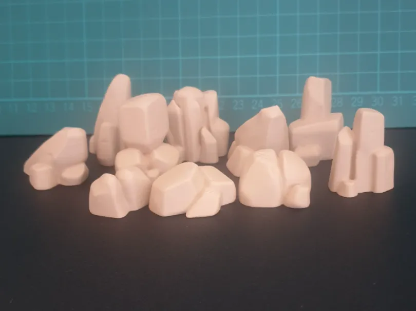 Stylized Scatter Rocks and Stones