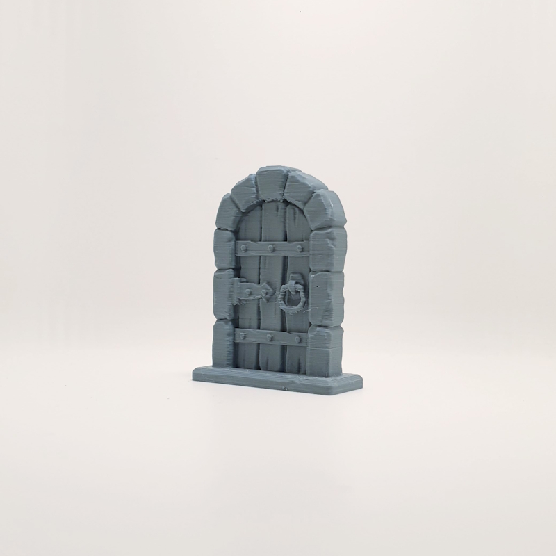 Arched Stone Dungeon Door - Image 4