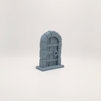 Arched Stone Dungeon Door