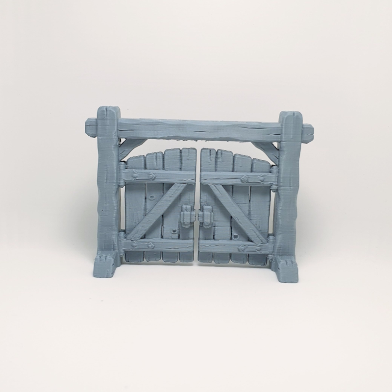 Classic Wooden Palisade Gate - Image 3