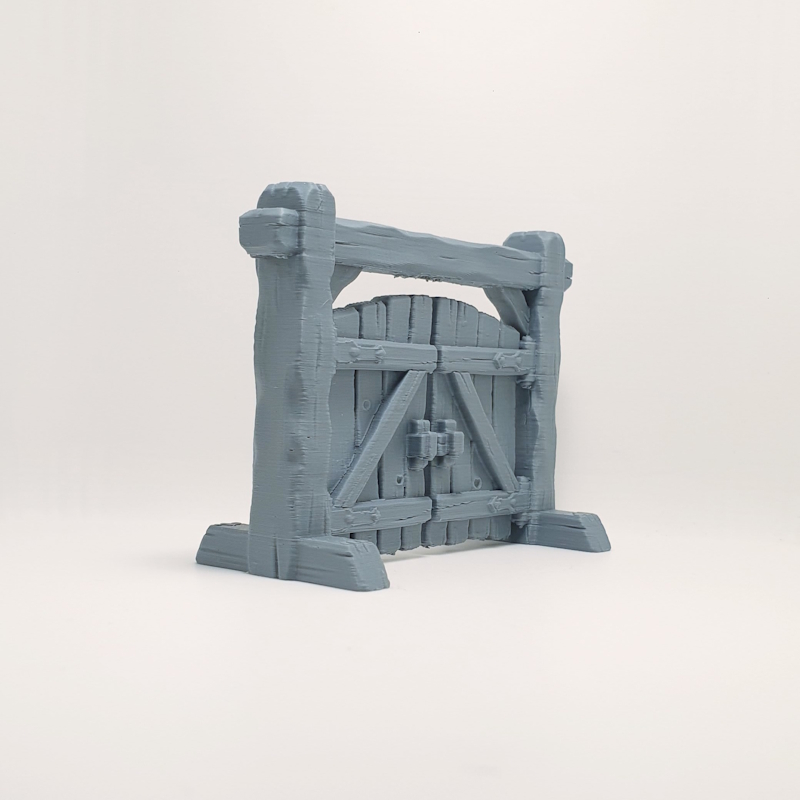 Classic Wooden Palisade Gate - Image 2