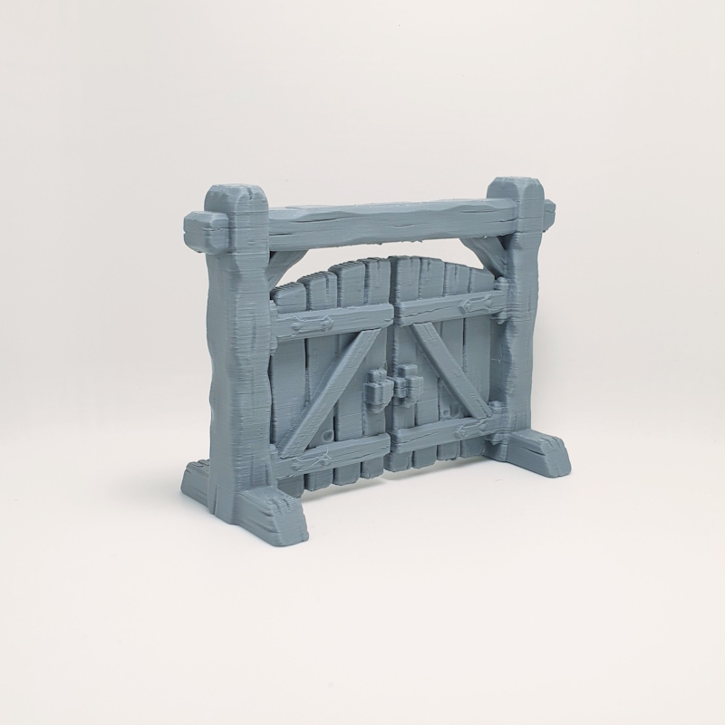 Classic Wooden Palisade Gate