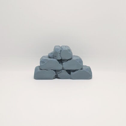 collapsed stone wall piece