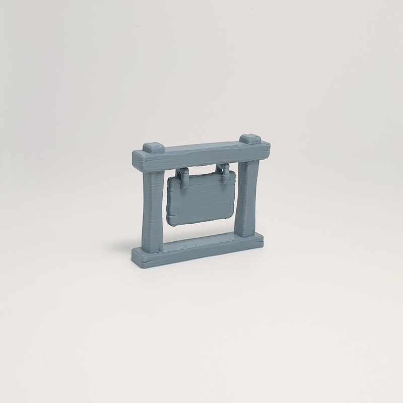 Crossbeam Hanging Sign
