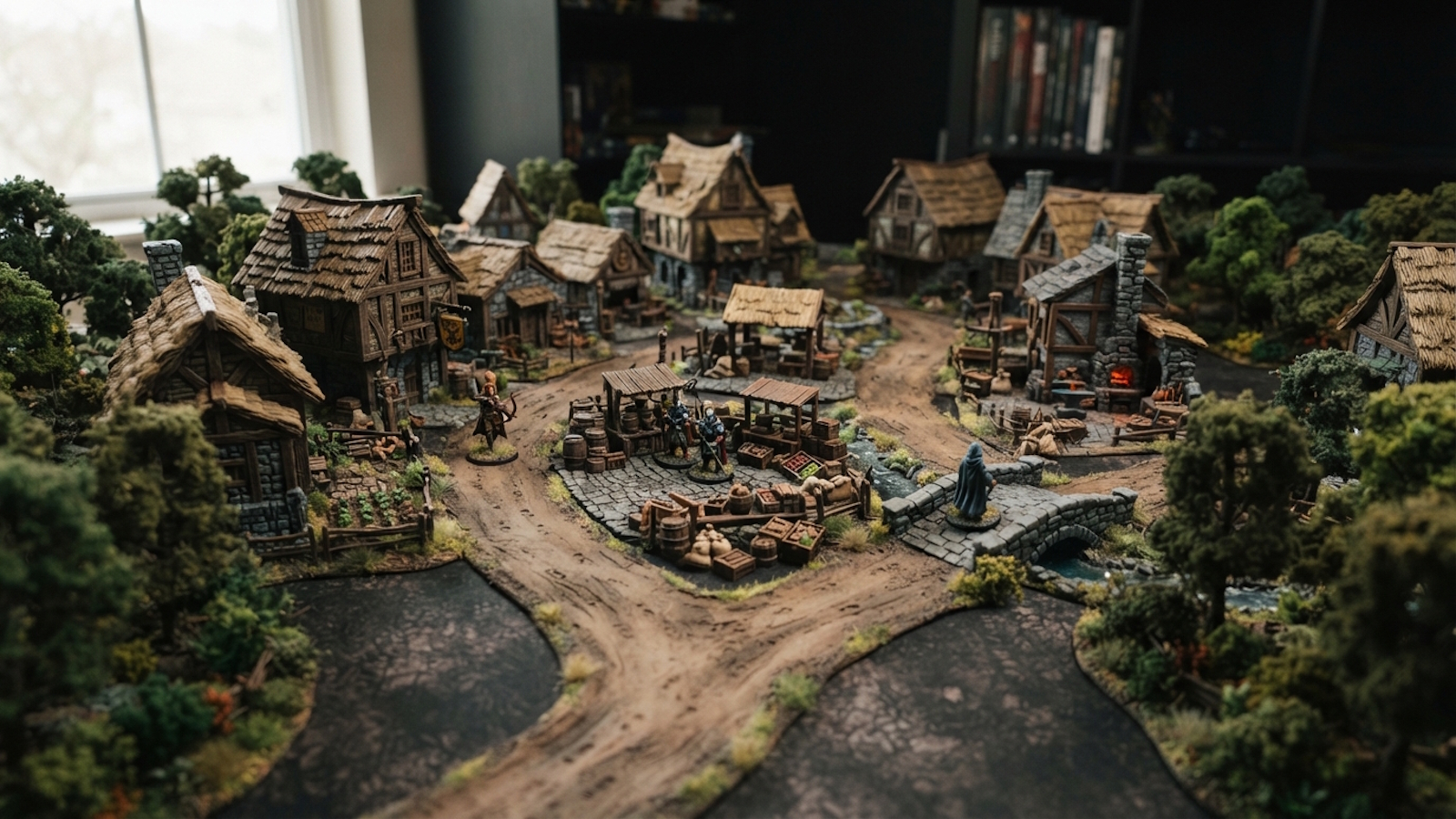 How to Build a Fantasy Village Gaming Table
