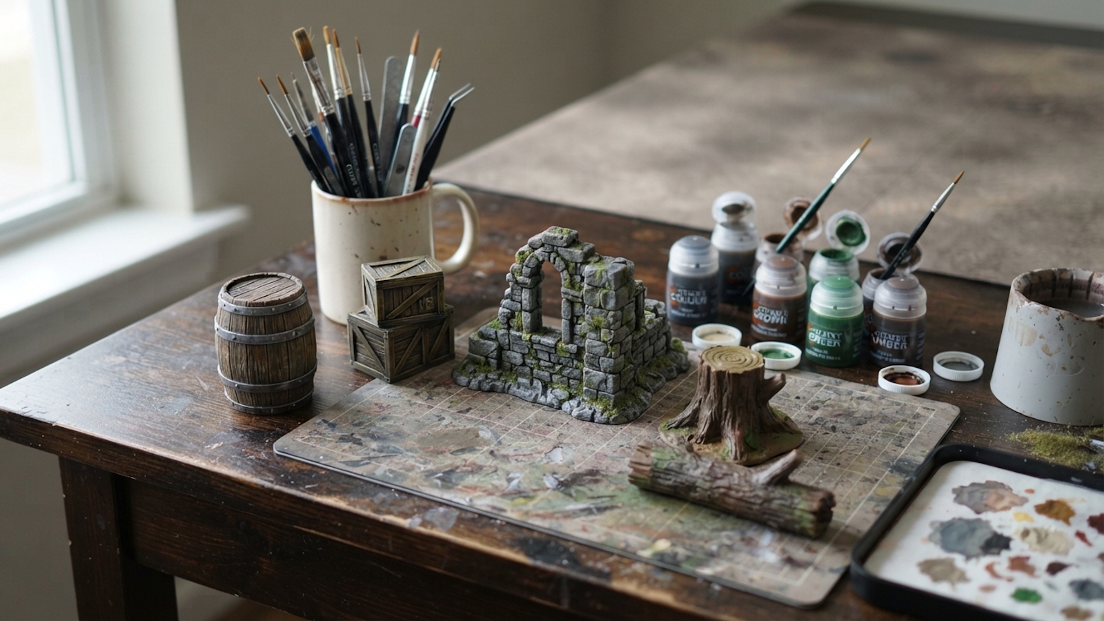 How to Paint 3D Printed Tabletop Terrain