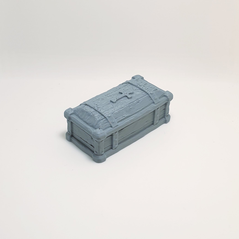 ironbound burial coffin