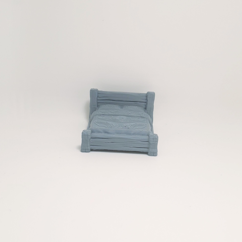 Looped Quilt Wooden Bed - Image 3