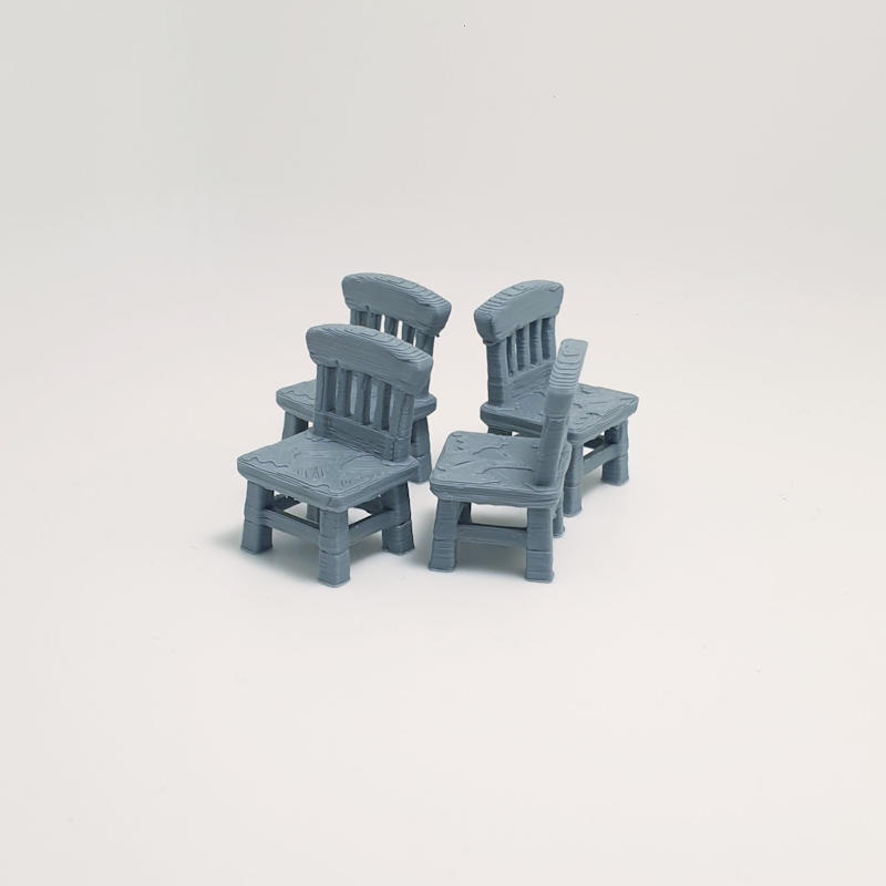 Mead Hall Wooden Chairs - Image 3