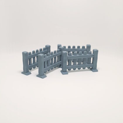 Picket-Post Village Fence