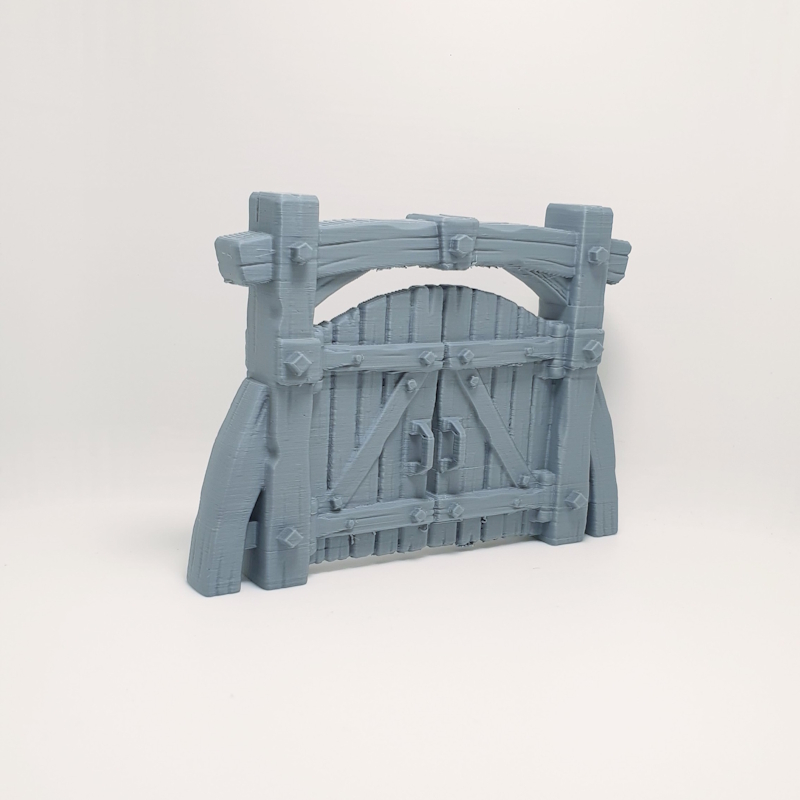 Reinforced Double-Door Village Gate - Image 4