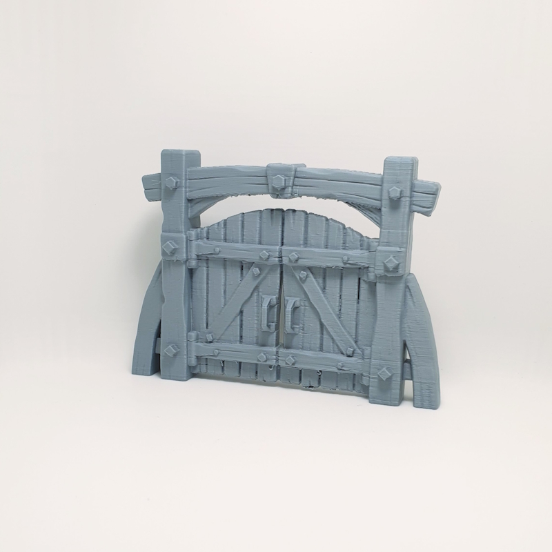 Reinforced Double-Door Village Gate - Image 3