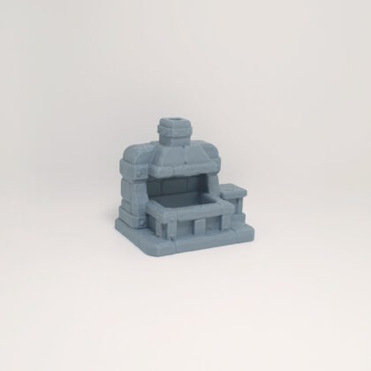 Side-Plinth Stone Forge and Hearth