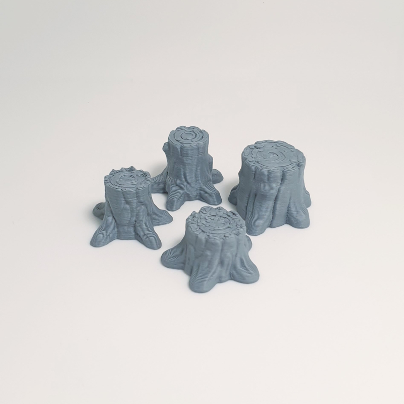 small tree stumps