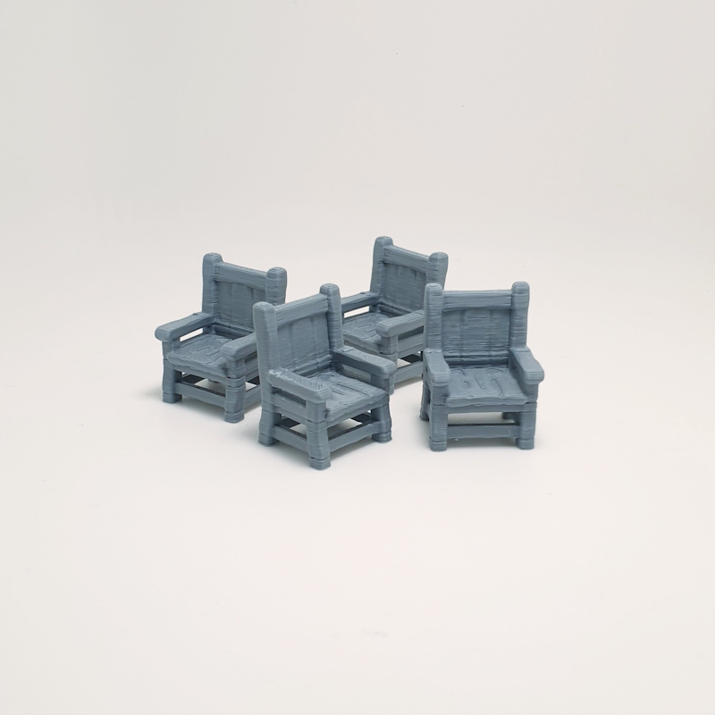 Tavernhall Sturdy Wooden Armchairs