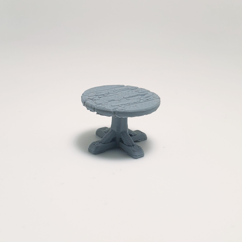 Worn Round Table 3