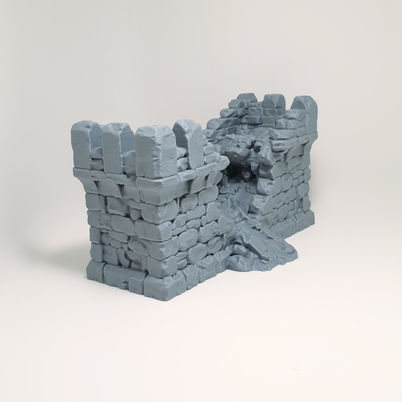 Broken Castle Wall Section - Image 2