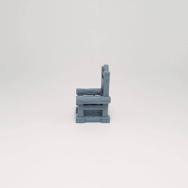 Carved Ram's Head Throne - Image 4