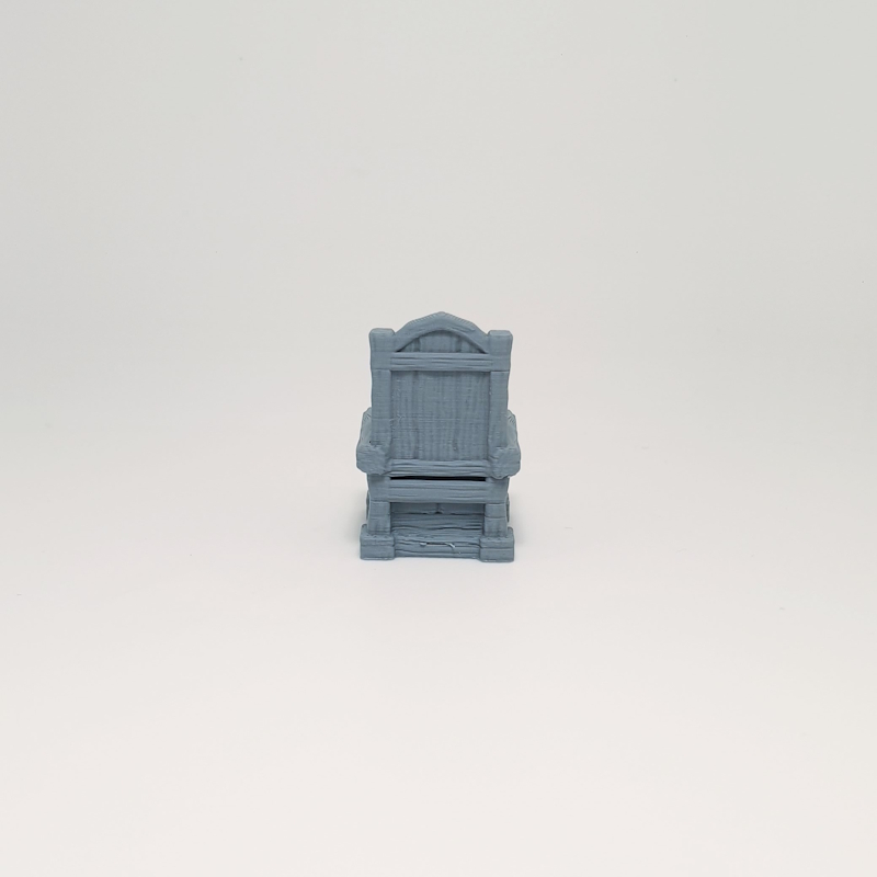 Carved Ram's Head Throne - Image 3
