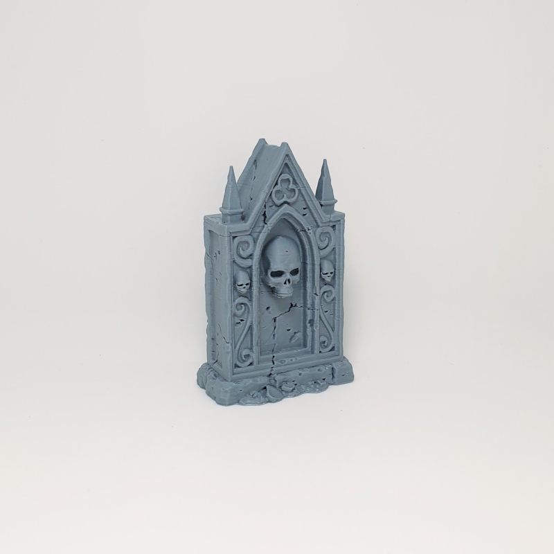 Gothic Cathedral Shrine Headstone