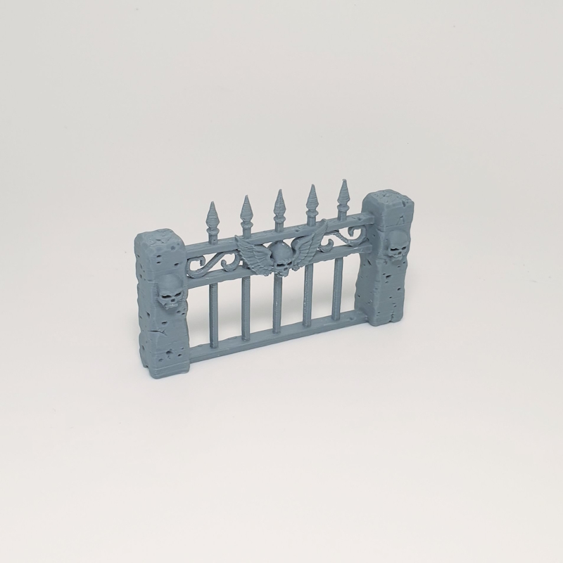 Iron Cemetery Fence Section - Image 2