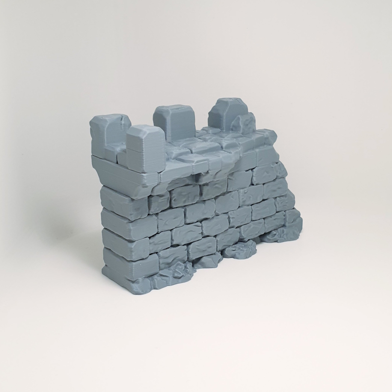 Ruined Battlement Section - Image 5
