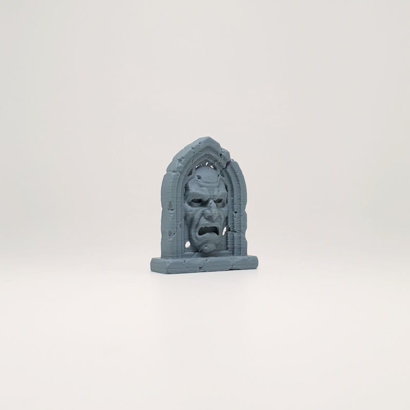 Screaming Face Arch Headstone - Image 5