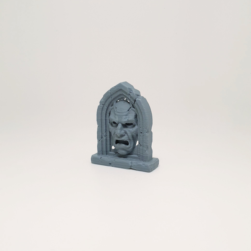 Screaming Face Arch Headstone - Image 4