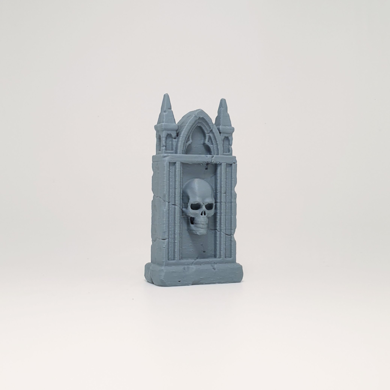 Twin-Spire Gothic Pillared Headstone - Image 5