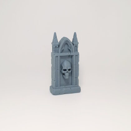 Twin-Spire Gothic Pillared Headstone