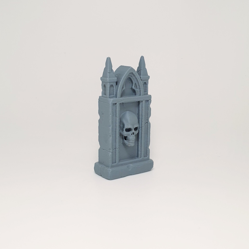 Twin-Spire Gothic Pillared Headstone - Image 4