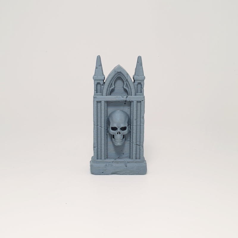 Twin-Spire Gothic Pillared Headstone - Image 3